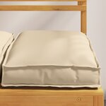 vidaXL Coussins de palette pour siège 6 Pièces Beige 40x40x8 cm Tissu Oxford