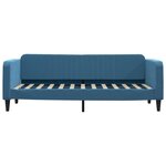 vidaXL Lit de jour avec matelas bleu 80x200 cm velours