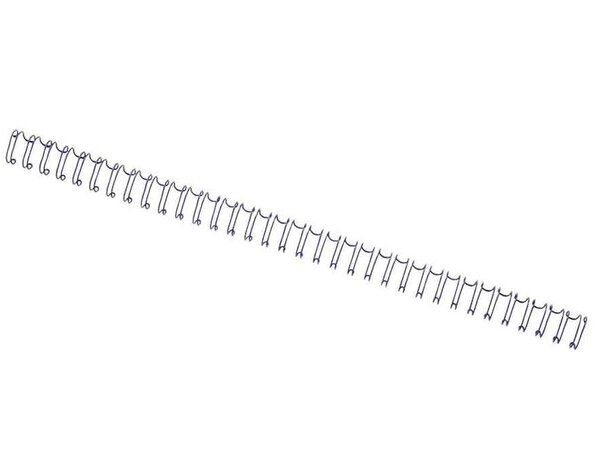 Lot de 100 Peignes métalliques WireBind format A5 capacité 55 feuilles 8mm argent GBC