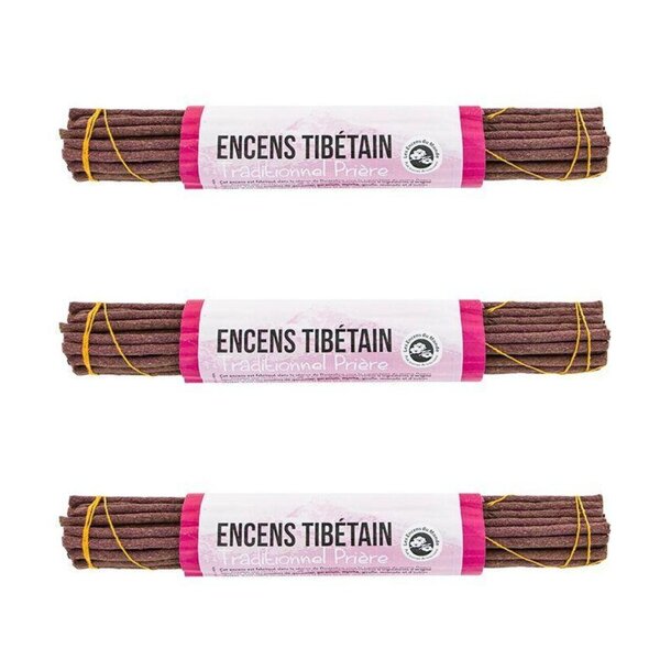 96 bâtonnets d'encens traditionnel tibétain - Prière