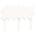vidaXL Cadre de lit sans matelas blanc 120x200 cm bois de pin massif