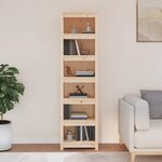 vidaXL Bibliothèque 50x35x183 cm Bois de pin massif