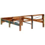 vidaXL Cadre de lit bois de récupération massif 160x200 cm