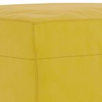 vidaXL Ensemble de canapés 3 Pièces avec coussins Jaune Velours
