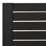 vidaXL Chaises longues lot de 2 noir 155x58x83 cm polypropylène