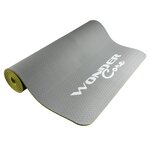 Wonder Core Tapis de yoga TPE 173x61x0 6 cm Gris et vert