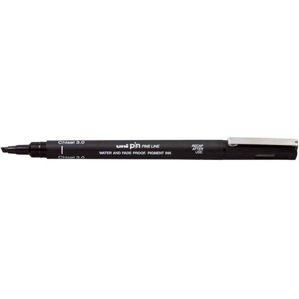 Feutre technique PIN Chisel 3.0  noir UNI-BALL