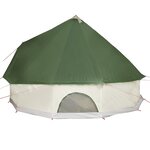 vidaXL Tente familiale tipi 12 personnes vert imperméable
