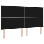 vidaXL Lumière de Tête de Lit LED Grise 90 cm en Velours