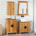 vidaXL Ensemble de meubles de salle de bain 4 Pièces bois de pin massif