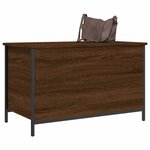 vidaXL Banc de rangement chêne marron 80x42 5x50 cm bois d'ingénierie