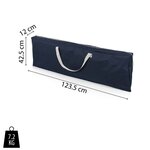 Campart travel cuisine d'extérieur alicante bleu 121 5x82x114 cm