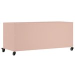 vidaXL Meuble TV rose 100 5x39x43 5 cm acier laminé à froid