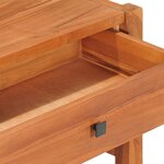 vidaXL Meuble TV avec tiroirs 120x40x45 cm bois de teck solide