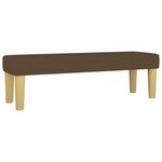 vidaXL Sommier à lattes de lit avec matelas Marron foncé 140x200 cm