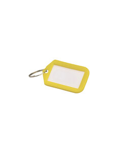 THIRARD - Lot de 5 portes-étiquettes  jaune  49.5x29mm