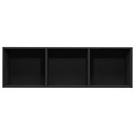 vidaXL Bibliothèque/Meuble TV Noir 36 x 30 x 114 cm Aggloméré