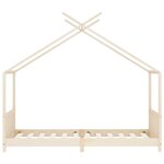 vidaXL Cadre de lit d'enfant Bois de pin massif 90 x 200 cm