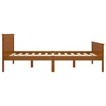 vidaXL Cadre de lit sans matelas marron miel pin massif 160x200 cm