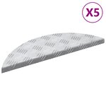 vidaXL Treads en Aluminium 5 Pièces Antidérapants 60x18 cm