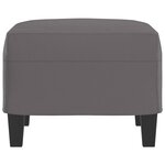vidaXL Repose-pied Gris 60x50x41 cm Similicuir