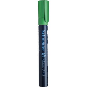 Marqueur permanent Aluminium Maxx 230 Pte Ogive 1-3 mm vert SCHNEIDER