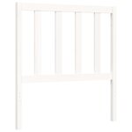 vidaXL Cadre de lit sans matelas blanc 100x200 cm bois de pin massif