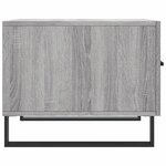 vidaXL Tables basses 2 Pièces sonoma gris 50x50x40 cm bois d'ingénierie