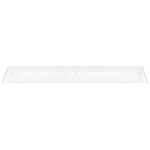 vidaXL Serre avec cadre en acier blanc 32 m² 16x2x2 m