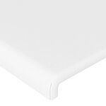 vidaXL Tête de lit Blanc 100x5x78/88 cm Similicuir