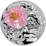 Pièce de monnaie en Argent 5 Dollars g 62.2 (2 oz) Millésime 2025 PEONY