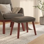 vidaXL Repose-pied Gris 45x29 5x35 cm Similicuir