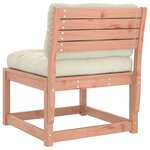 vidaXL Canapé de jardin avec coussins bois massif douglas