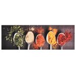 vidaXL Tapis de cuisine lavable Cuillères 60x300 cm