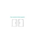 THIRARD - Verrou à bouton Transit 2 pour porte d'entrée  cylindre 45mm  4 clés  blanc