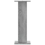 vidaXL Supports pour plantes 2 Pièces sonoma gris bois d'ingénierie