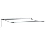 vidaXL Store Rétractable Automatique Rouge 500x350 cm