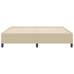 vidaXL Cadre de lit Vert clair Gris 180x200 cm Tissu en velours côtelé