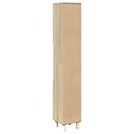 vidaXL Armoire de salle de bain chêne sonoma 30 5x30x179 cm