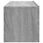 vidaXL Meubles TV muraux 2Pièces sonoma gris 100x30x30 cm bois ingénierie
