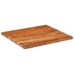 vidaXL Dessus de table 110x80x2 5cm rectangulaire bois massif d'acacia