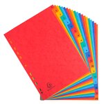 Intercalaire indexé NF A4 A-Z touches x 5 EXACOMPTA