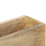vidaXL Porte-revue mural 30x11x72 cm Bois de manguier solide