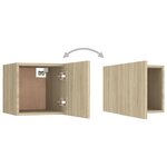 vidaXL Ensemble de meubles TV 6 Pièces Chêne sonoma Bois d'ingénierie