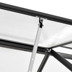 vidaXL Serre Anthracite Aluminium 3 61 m²