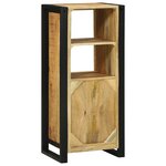 vidaXL Cabinet de salle de bain 40x30x90 cm Bois Massif Brut en Manguier