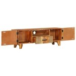 vidaXL Meuble TV sculpté à la main 120x30x40 cm Bois de récupération