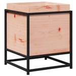 vidaXL Jardinière 40x40x50 cm bois massif de douglas