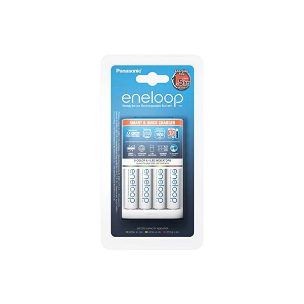 Eneloop Smart & Quick Chargeur BQ-CC55+ 1x4 AA 1900mAh PANASONIC