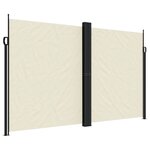 vidaXL Auvent latéral rétractable Crème 200x1200 cm